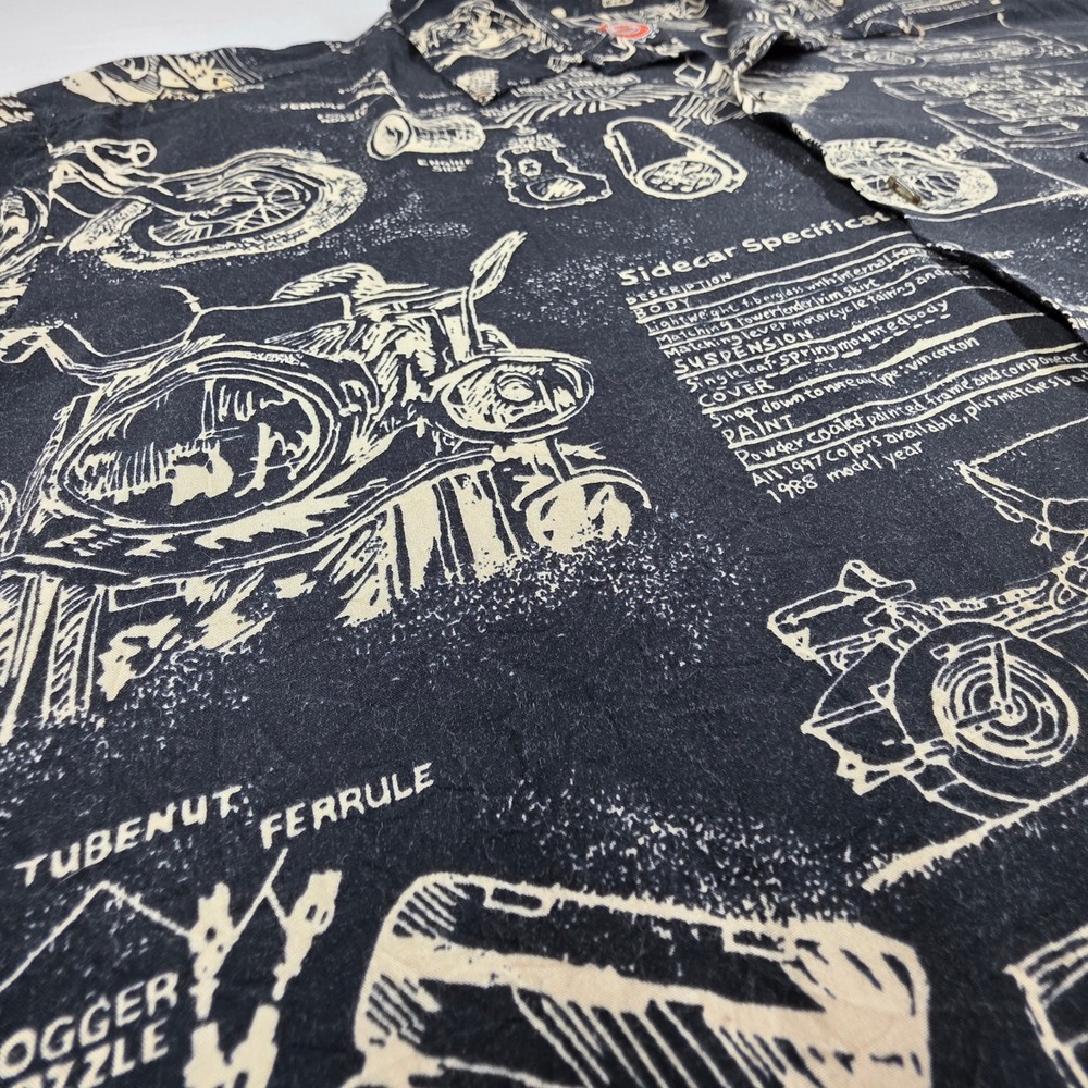 Harley-Davidson Tori Richard Shirt XL Black Blueprint The Legend Begins Hawaii - Picture 5 of 13